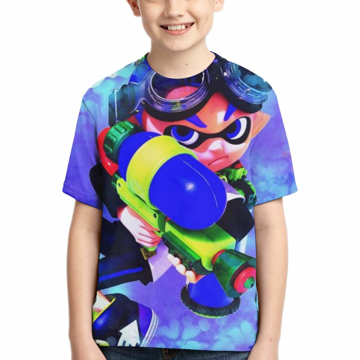 Splatoon Game Boys Girls Kids T-Shirt Youth Graffiti Short Sleeve Tee Summer Top | eBay