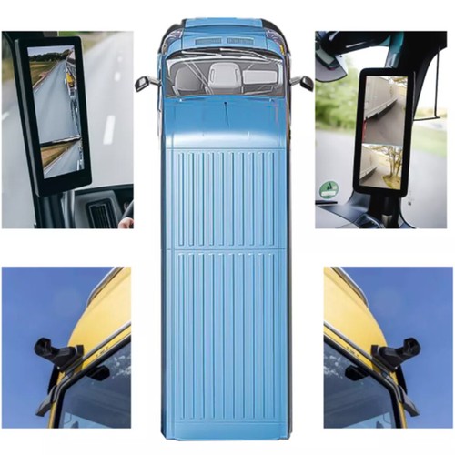 10.36" Monitor R L Side Electronic Rear View Mirror Camera For Side Blind Areas
