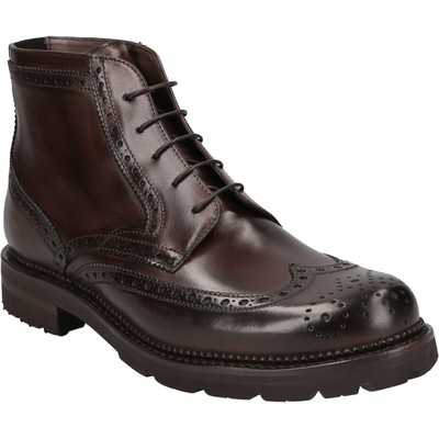 LÜKE SCHUHE LÜKE SCHUHE BOOTS 8679, GLATTLEDER, BRAUN, HERREN