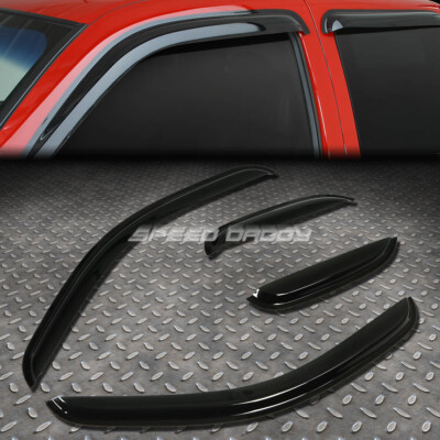 ДЛЯ 07-13 CHEVY/GMC УДЛИНЕННЫЙ КОЗЫРЕК ДЫМОВОГО ОКНА С ЗАЩИТОЙ ОТ СОЛНЦА, ВЕТРА и ДОЖДЯ