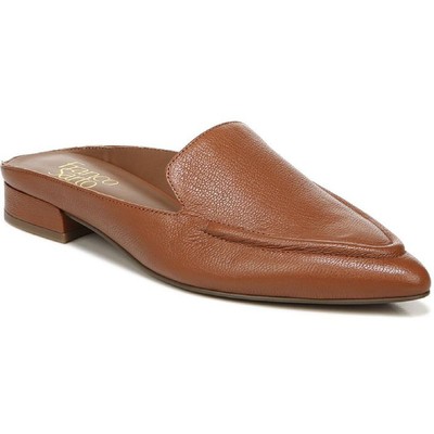 

Женские туфли-мулы Franco Sarto Sela Brown Slides Loafer 7 Medium (B,M) BHFO 2189, Cognac leather, Sela