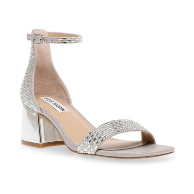 

Женские туфли на каблуке Steve Madden Imina со стразами и ремешком на щиколотке BHFO 4382, Rhinestone, Imina