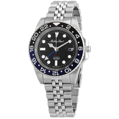 Мужские часы Mathey-Tissot GMT с автоматическим безелем Batman H903ATNB