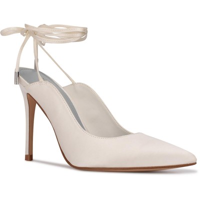 Женские элегантные туфли-лодочки Nine West Womens Feya цвета слоновой кости без шнуровки 7 Medium (B, M) BHFO 8337
