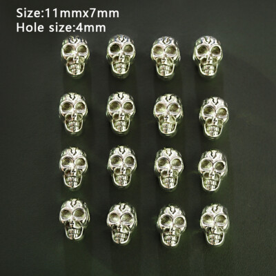 10PCs Buddha Head Lion Owl Head Alloy Loose Beads Bracelets Spacer Bead Jewelry