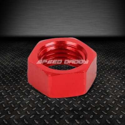3AN AN-3 3/8-24 ТОПЛИВНАЯ ПЕРЕГОРОДКА С КРАСНОЙ АЛЮМИНИЕВОЙ ОТДЕЛКОЙ, ГАЙКА ДЛЯ УПЛОТНЕНИЯ И СТОПОРНОГО ФИТИНГА