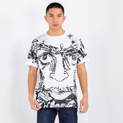 

Мужская белая черная футболка HUF x Miles Davis Vote For Miles SS Lifestyle, Белый, HUF x Miles Davis Vote For Miles SS Lifestyle T-Shirt