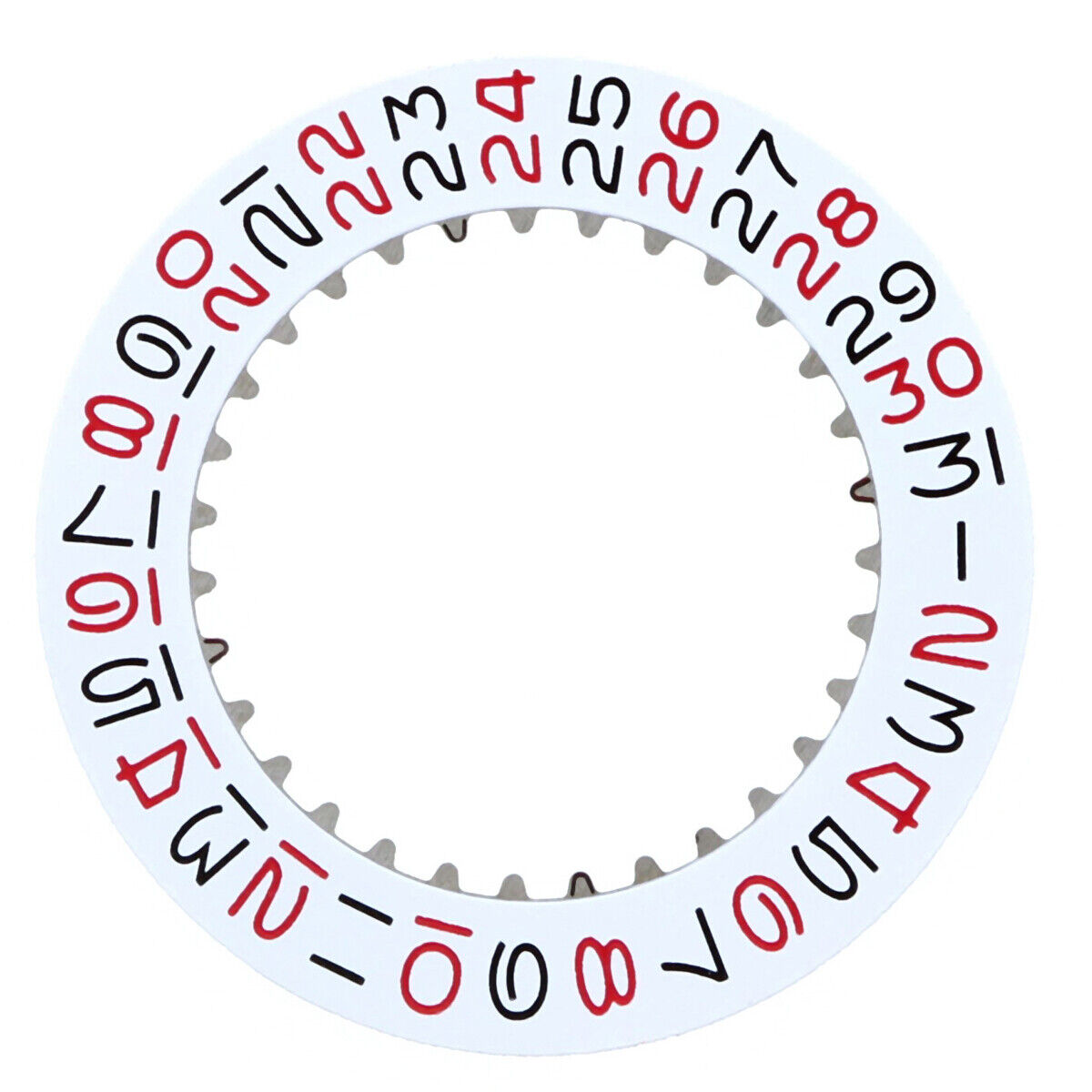 DATE DISC FOR ROLEX GMT WATCH 1036 1065 1066 1030 1035 WHITE/RED/BLACK ROULETTE
