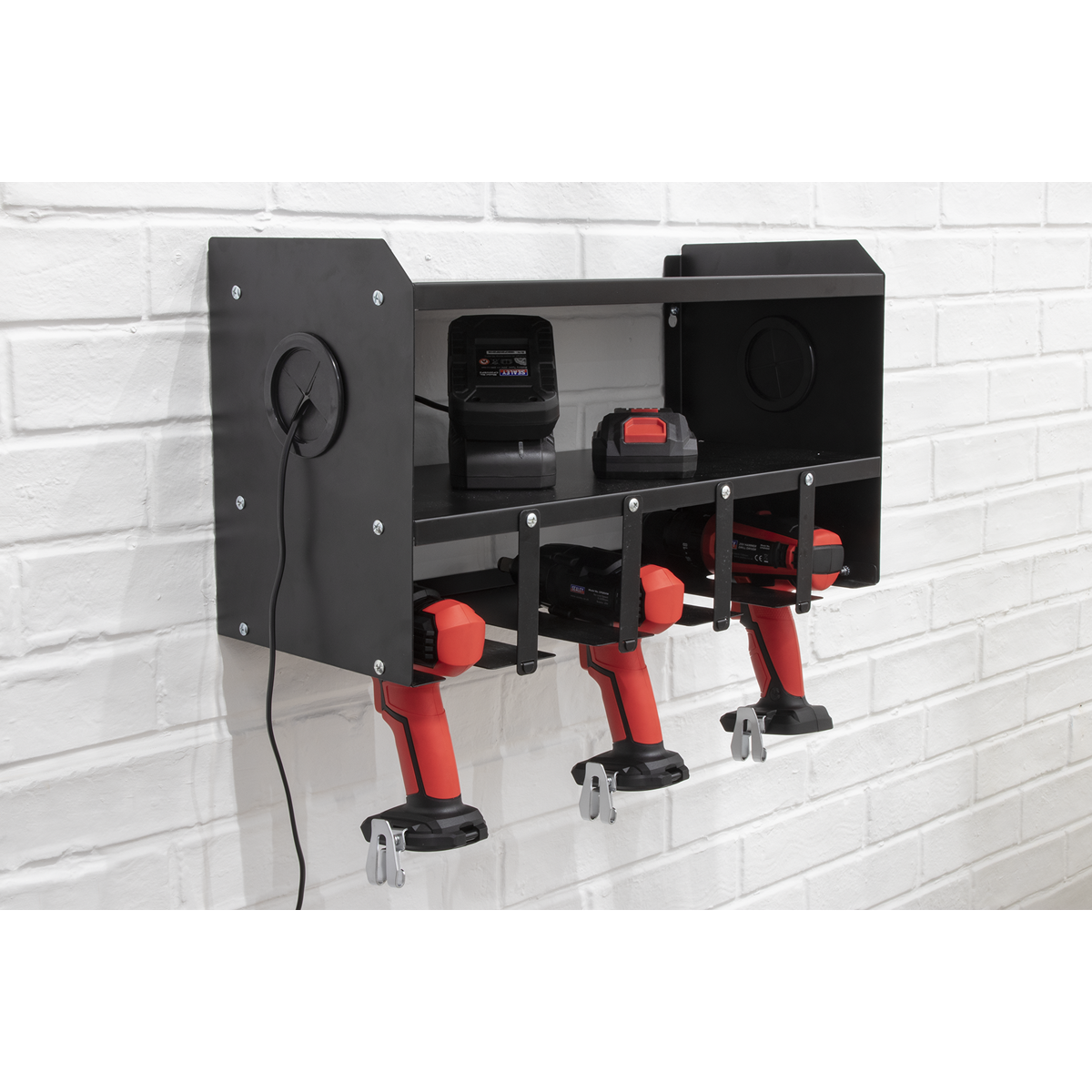 LAST FEW! Sealey Power Tool Storage Rack PTSR5 Wall Mounted Store upto