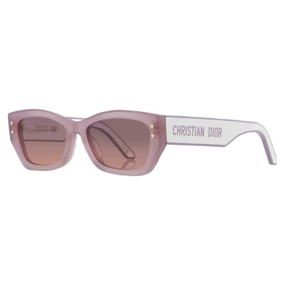Pre-owned Dior Gradient Bordeax Cat Eye Ladies Sunglasses Pacific S2u 62g1 Cd40113u
