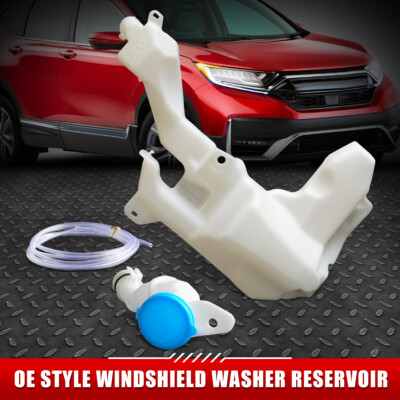 ДЛЯ 17-20 HONDA CRV OE STYLE БАЧОК ДЛЯ ЖИДКОСТИ ОМЫВАТЕЛЯ ЛОБОВОГО СТЕКЛА В СТИЛЕ OE С КРЫШКОЙ + НАСОС