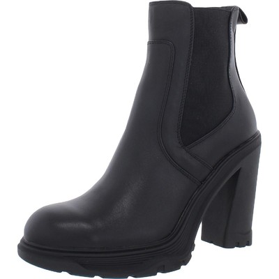 

Женские кожаные ботильоны Steve Madden Bonus с круглым носком до щиколотки BHFO 0534, Black leather, Bonus