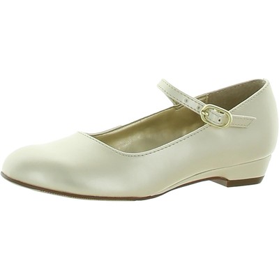 

Nina Kids Girls Золотые кожаные туфли Мэри Джейн 10, средний (B,M) для малышей BHFO 0763, Pale gold