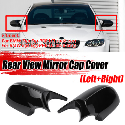 Carbon Spiegelkappen Spiegel Cover Kappen Mirror stick on passt für BMW 3er E46