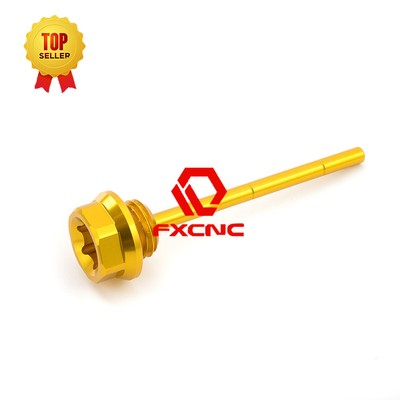CNC Fuel Oil Dip Stick Filler Cap Dipstick ATV For Raptor 660R YFM660R 01-05 03