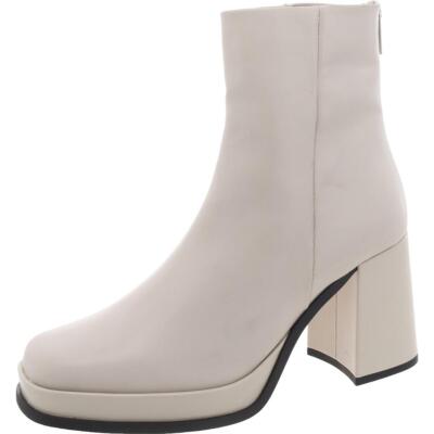 Steve Madden/ женские ботильоны-ботильоны из искусственной кожи на блочном каблуке BHFO 4649
