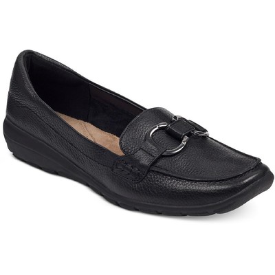 

Женские черные кожаные лоферы Easy Spirit Avienta 9 Medium (B,M) BHFO 6973, Черный