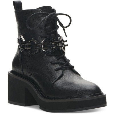 Женские ботинки на шнуровке Vince Camuto Keltana черного цвета в армейском стиле, средний размер 6,5 (B, M) 5616
