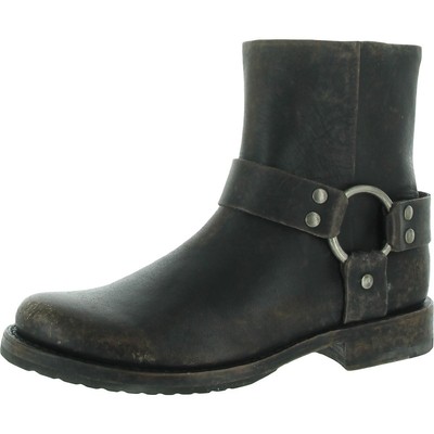 Короткие черные ботильоны Frye Womens Veronica Harness 5.5 среднего размера (B,M) BHFO 3634