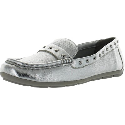 

Женские слипоны Anne Klein ONIT Silver на плоской подошве 6,5 средний (B,M) BHFO 9342, Серебряный