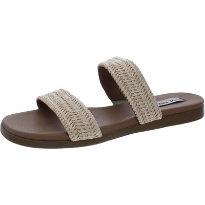 Женские босоножки на плоской подошве Steve Madden бежевого цвета, размер 7,5 (B, M), BHFO 8733