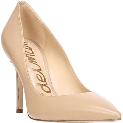 

Женские кожаные туфли-лодочки Sam Edelman орехово-бежевого цвета 6, средние (B,M) BHFO 1560, Classic nude leather