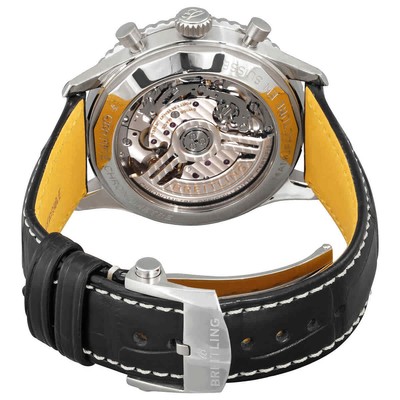 Pre-owned Breitling Navitimer Chronograph Automatic Chronometer Blue Dial Men's Watch