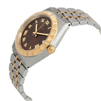 Pre-owned Tudor Royal Automatic Chocolate Brown Dial Two-tone Ladies Watch M28403-0008