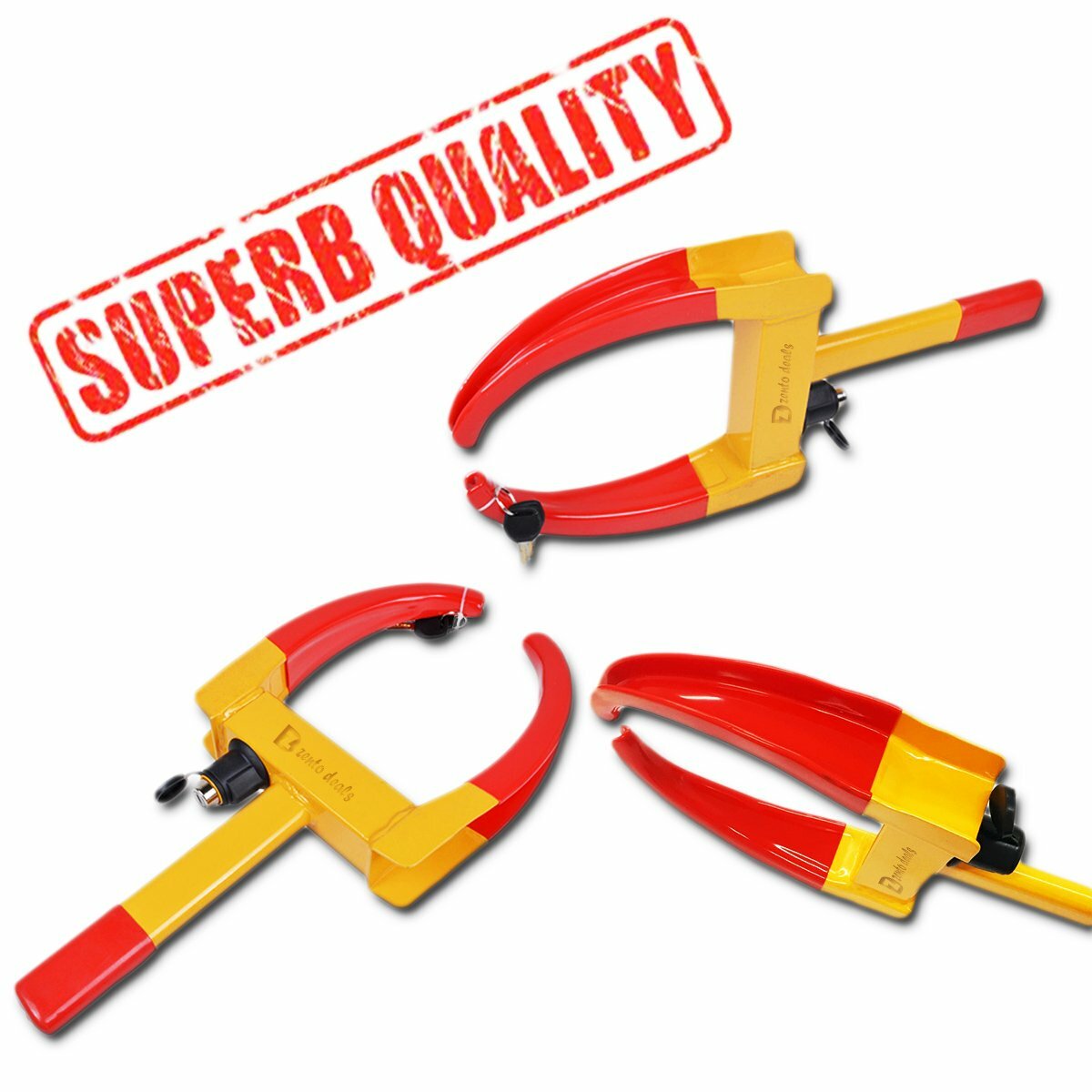 Candado De Seguridad Para Llanta Proteccion Seguro Anti Robo Para Auto Bloqueo