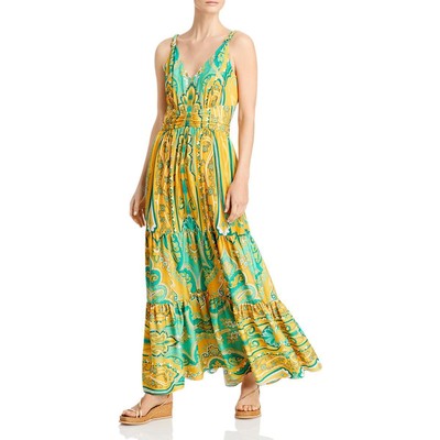 

Женское длинное летнее макси-платье без рукавов Kobi Halperin Aileen BHFO 4287, Blonde multi