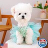 Furbabycare® Elegant Sweet Puppy Dog Blingbling Princess Skirt Pet Dog Lace Cake Camisole Tutu Dress A-Green X-Small
