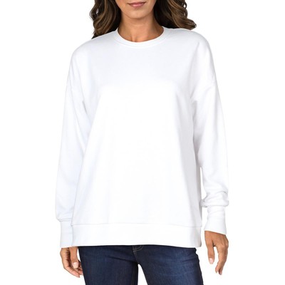 

Женский пуловер с круглым вырезом в рубчик Danielle Bernstein, топ BHFO 4299, Белый