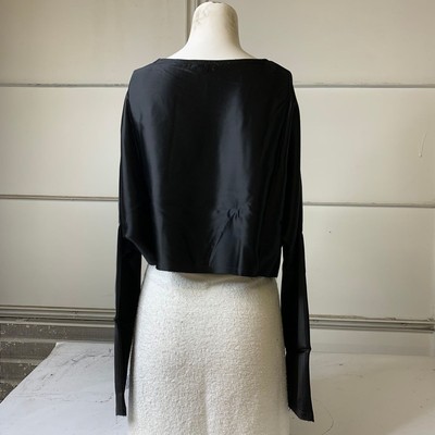 Pre-owned Nonchalant Label Emilia Blouse Women's Size Small Black