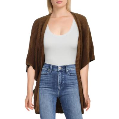 Аксессуар St. New York Womens Brown Kimono Cardigan Sweater Top O/S BHFO 7339