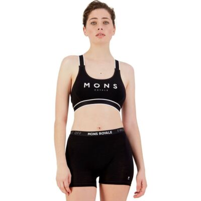 

Спортивный бюстгальтер Mons Royale Stella X-Back — женский черный