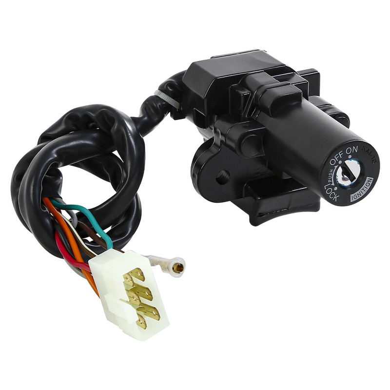 フォーキー Motorcycle Ignition Switch Lock Key Set Fit For Kawasaki