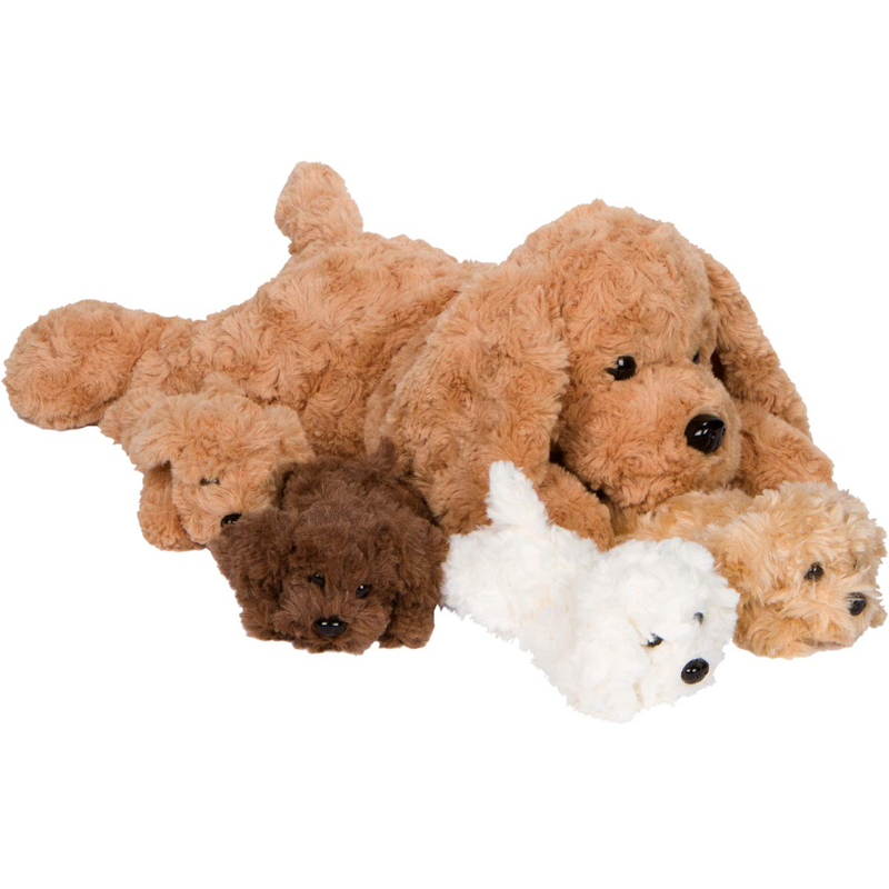 For Girls Ages 3-8 - Mommy Labradoodle With 4 Puppies- Magic