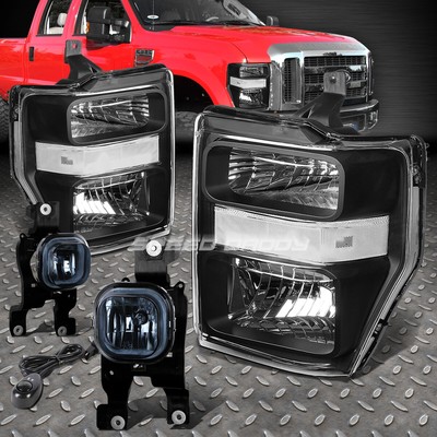 ЧЕРНАЯ ФАРА + ЧЕТКИЙ СИГНАЛ ПОВОРОТА + ЗАТЕМНЕННАЯ ПРОТИВОТУМАННАЯ ФАРА + ПЕРЕКЛЮЧАТЕЛЬ ДЛЯ 08-10 SUPERDUTY