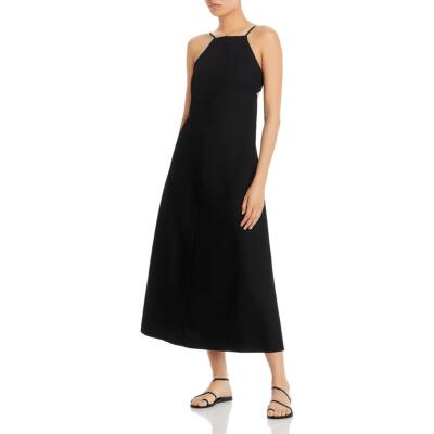 Proenza Schouler Womens Lace-Up Solid Drapey Halter Dress BHFO 0976