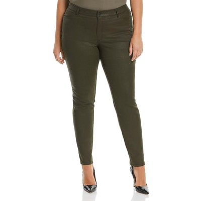 

Женские джинсы скинни с зеленым покрытием Lafayette 148 Plus  BHFO 6670, Basil, WP709W6116