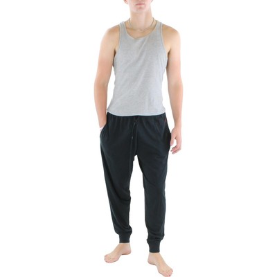 

Мужские черные хлопковые брюки-джоггеры Polo Ralph Lauren, домашняя одежда  BHFO 5047, Черный