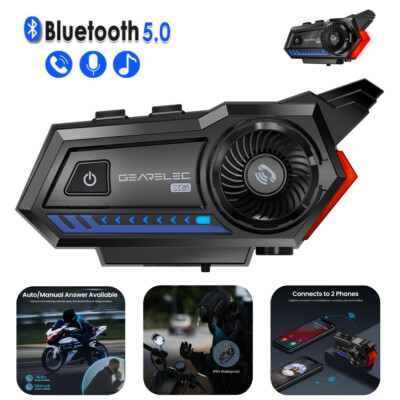 Motorcycle Helmet Headset Wireless Bluetooth Headphone Speaker Hands-Free New US