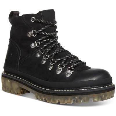 Женские ботинки Cool Planet by Steve Madden Bunii черного цвета в армейском стиле на шнуровке BHFO 5612