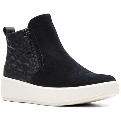 

Черные повседневные и модные кроссовки Clarks Layton Zip, ширина 8 (C, D, W) 5126, Black combination