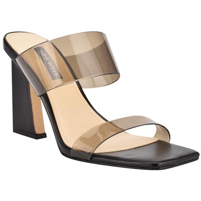 

Женские босоножки Nine West Instaa 3, черные босоножки на каблуке 7,5, средний (B,M) BHFO 3201, Черный