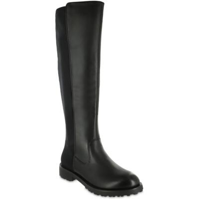 

Mia Womens Talli Tall Zip Up Повседневные сапоги до колена Сапоги BHFO 5605, Black smolyc, Talli