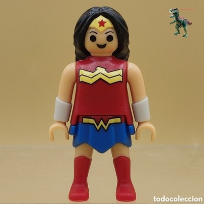 Figura Playmobil a scelta DC-uova Kinder sorpresa-supereroi- 5,5 cm