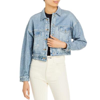 

Женская легкая куртка дальнобойщика с принтом Rag - Bone Miramar BHFO 5457, Medium blue, Miramar