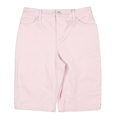 Женские шорты-бермуды Gloria Vanderbilt Amanda Pink с классической посадкой 14 BHFO 1300