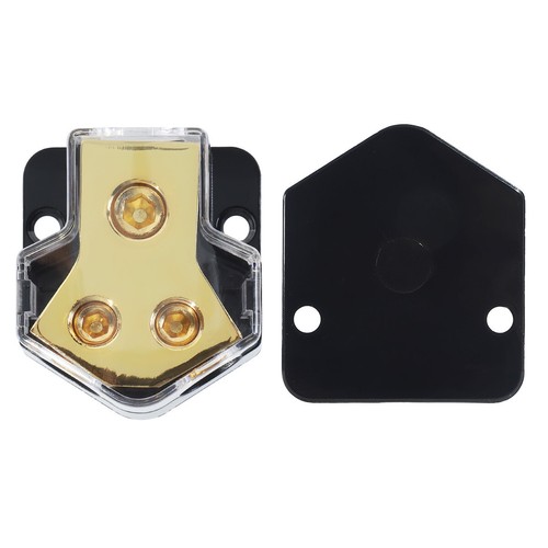 Car Audio Splitter Amp Power 0/2/4 Gauge In 4/6/8 Gauge Out Distribution Block
